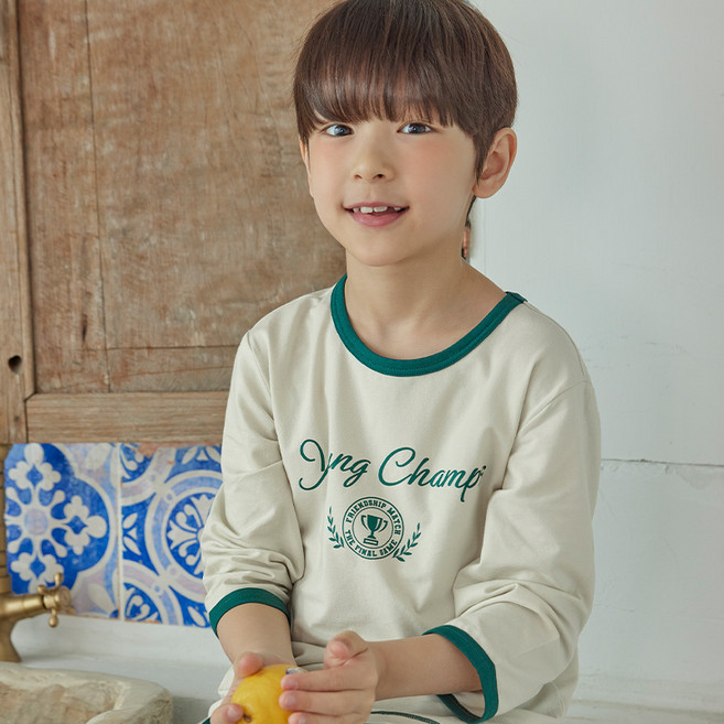 수아팜 남아 챔피언 쿨 코튼 7부 내의 세트