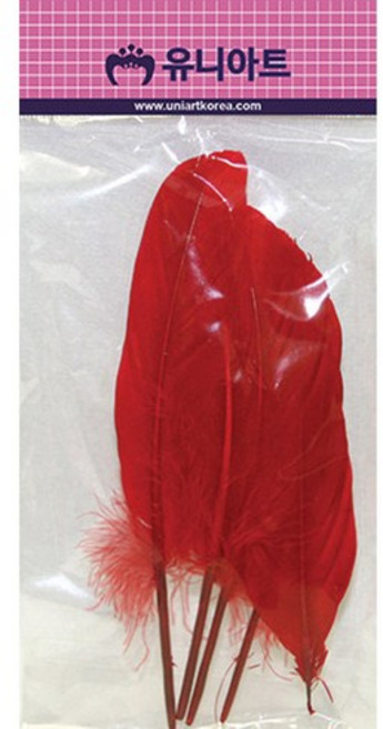 유니아트 1000 새깃털 12색 中 택1 만들기재료, 1개