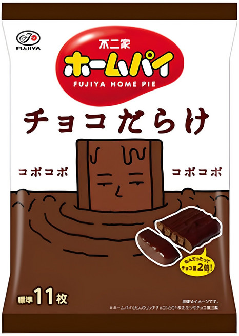후지야 홈파이 초코다라케, 1개, 115g
