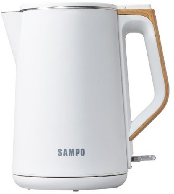 SAMPO聲寶 1.5L雙層防燙快煮壺 KP-CD15D, (KP-CD15D)