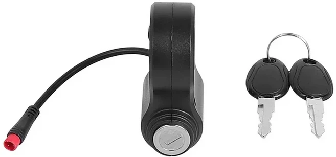 쿠쿠스토어 컨트롤러 휠 머드 테일 라이트 풋 서포트 디스크 브레이크 Kukirin G2 Max 전기 스쿠터 수리 액, 07 2Pin Electronic Lock