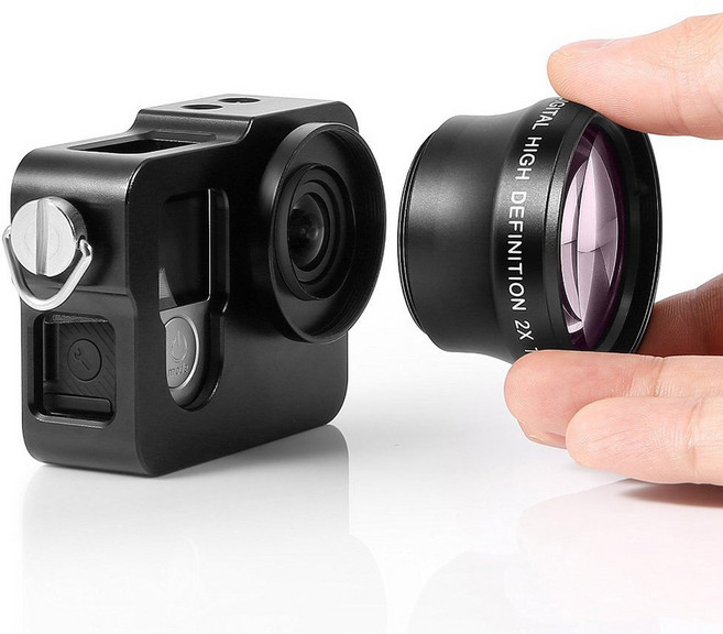 컨버터배율렌즈 2X 카메라 배율 고화질 컨버터 망원 37mm 마운트 렌즈용, 1개