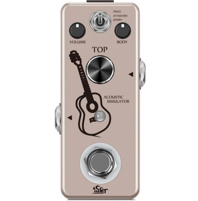 아이셋 어쿠스틱 시뮬레이터 기타 이펙트 페달 전기 베이스 트루 바이패스, Plexion