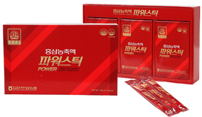 (농협)6년근 100% 홍삼농축액스틱 (파워스틱) 중고등학생용, 1, 10ml