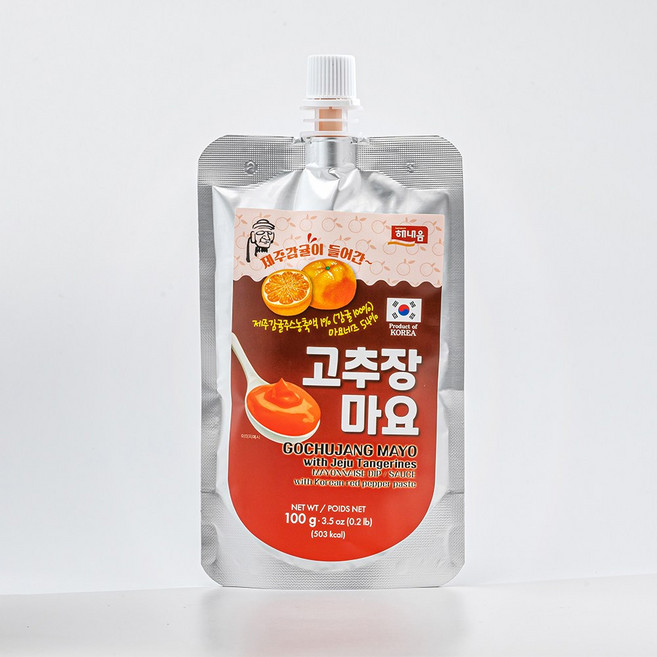 해내음 고추장 마요네즈 100g 간편 만능소스 여행용 캠핑용, 1개