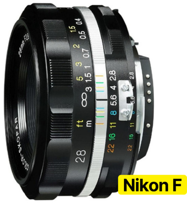 [정품등록시 5만 포인트 3년 보증] 보이그랜더 COLOR-SKOPAR 28mm F2.8 ASP SLIIS 니콘 F-mount 렌즈 Black, Aspherical SLIIS