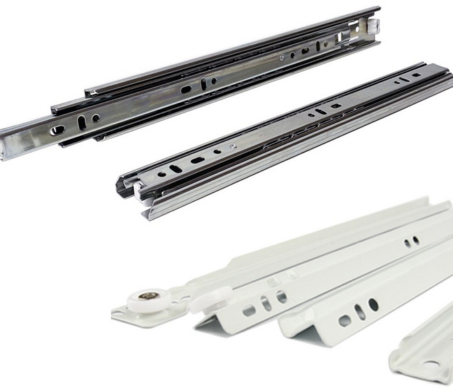 철레일 250 서랍레일 백색레일 가구 레일, 철레일250, 1개