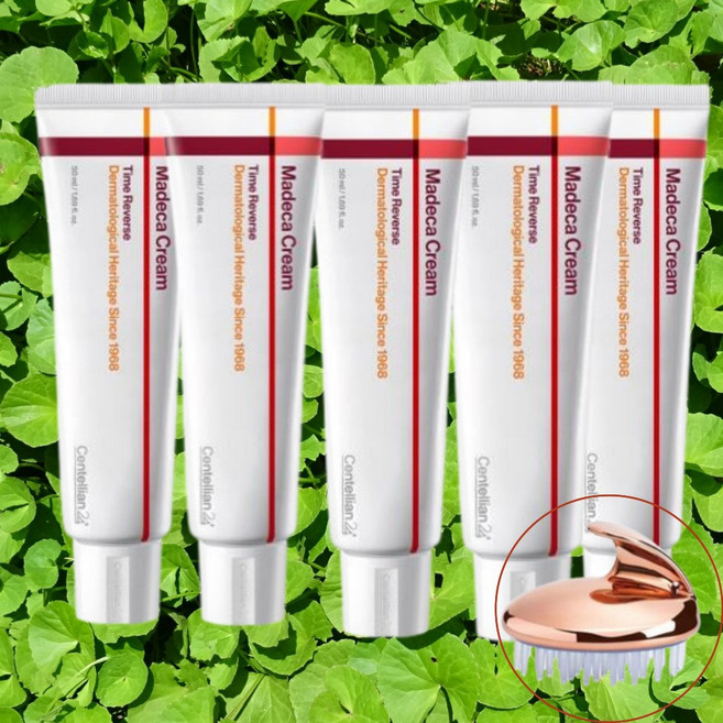 최신상 동국제약 마데카크림 시즌7 타임 리버스 50ml + 두피브러쉬, 5개