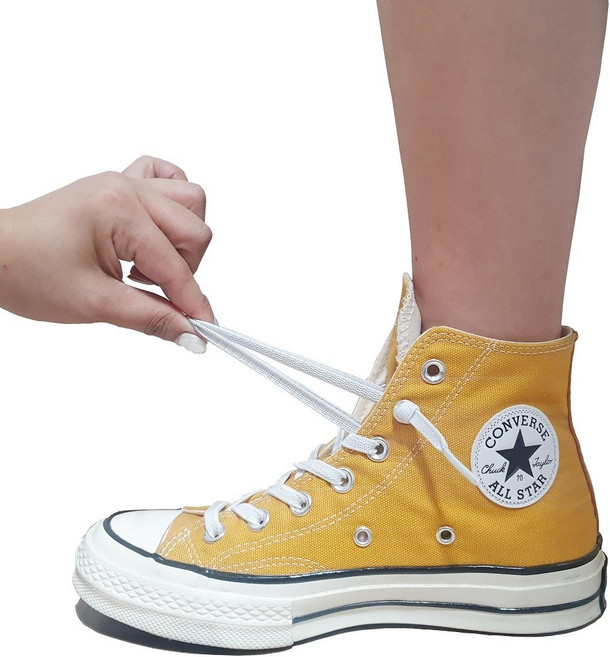 고무줄 신발끈 고무줄 운동화끈 컨버스 하이 호환 슈레이스