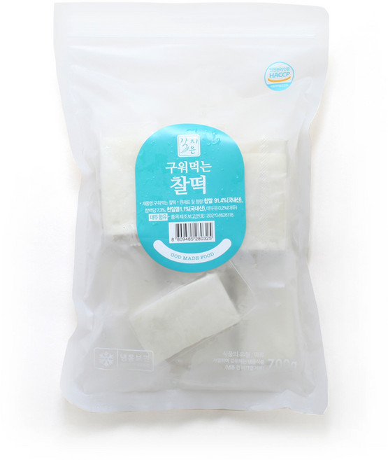 [행복한떡공방] 갓지은 구워먹는 찰떡 700g, 1개