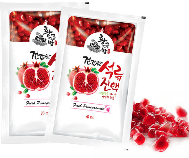 황금밭 13brix 터키산 석류즙, 30개, 70ml