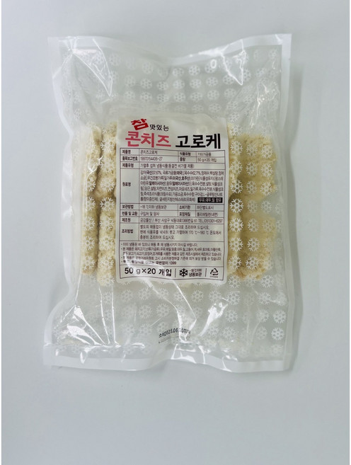 금강 참 맛있는 콘치즈 고로케, 1개, 1kg