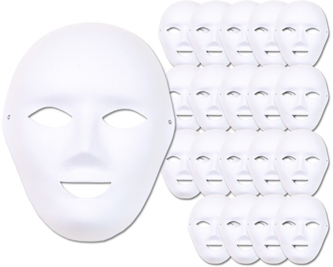 [메잌미] 종이탈 가면 만들기 아일렛끈, 20개, 행복탈