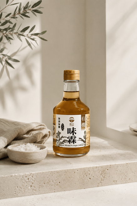 食物的靈魂 - 菇王 全素無糖味醂 300ml, 1個, 2028.05｜請注意發酵會產生天然酒精, 300g