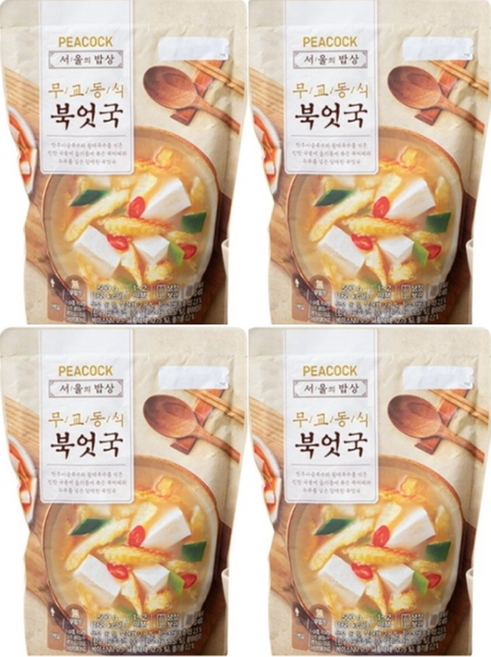 피코크 무교동식 북엇국 500g 냉장, 4개