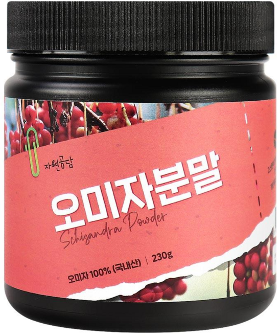 두손애약초 오미자분말, 1개, 230g