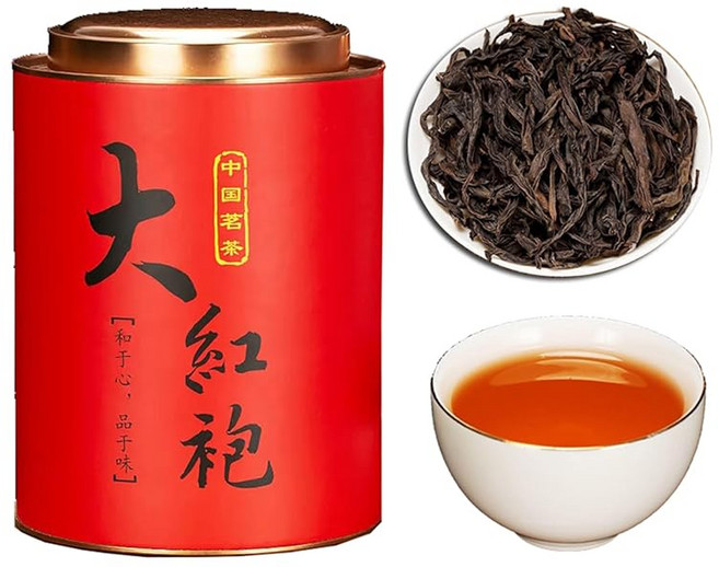 대홍포 우롱차 무이산 암차 농향형 건조 차는 검은 갈색을 띠고 있다 은은한 숯 향 스프 색이 밝다 뒤의 힘이 길다 차잎 우롱차 중국 차 차잎 차잎 직접 마셔도 되고 선물해도 괜찮습