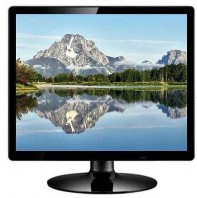 모니터 티비 CCTV 15인치 소형 미니 경비실 스크린, 1개, 15인치 HDMI+VGA 모니터