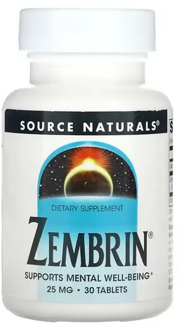 소스내츄럴스 젬브린 25mg 타블렛, 1개, 30정 - 쿠팡