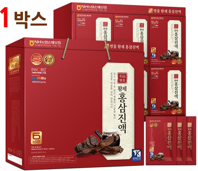 6년근 홍삼진액 100% 국내산 진액 즙 파우치 대추농축액 쌍화농축액 사철쑥 식약처 식약청 해썹 인증 인정 HACCP 골드 프리미엄 선물세트, 1개, 1.8L
