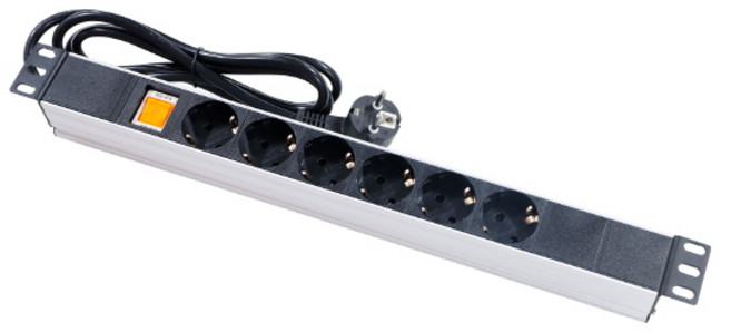 PDU 6구 1.5M 16A 4000W 고용량 멀티탭 LDK-06, 1개