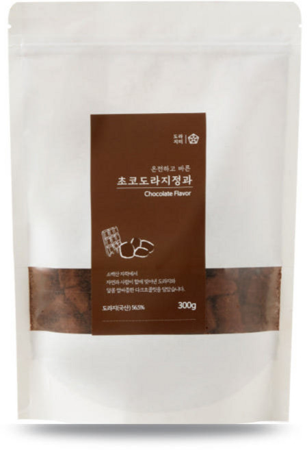 도라지미 국산 초코 도라지 정과 대용량 수제 간식 300g, 1개