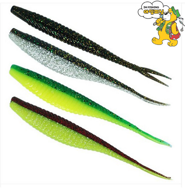 JRC 엘리게이터 뉴UV 아머쉐드5인치 광어 우럭 다운샷 전용웜 리얼칼라, SH03