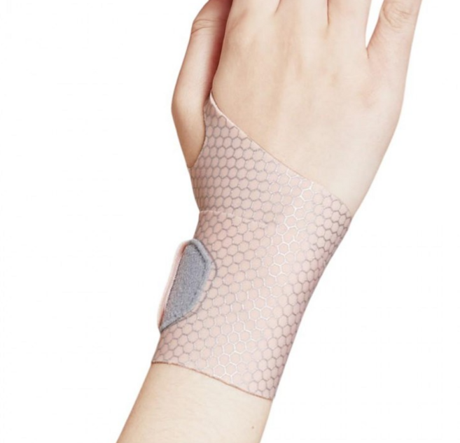 컴퓨터 많이 쓰면 필수!!초슬림 초경량 손목보호대 손목통증 확 줄여줌 (초슬림 압박 보호대), 그레이, 2개