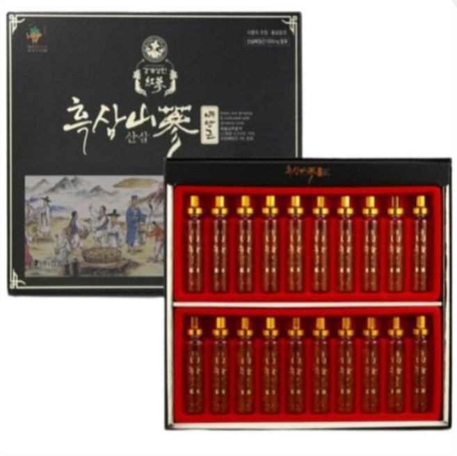 강개상인 흑삼산삼배양근 20p, 400ml, 1개