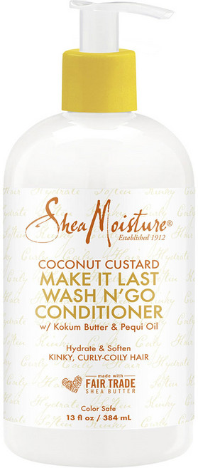 시어모이스처 코코넛 커스터드 메이크 잇 라스트 워시 엔 고 컨디셔너, 1개, 384ml