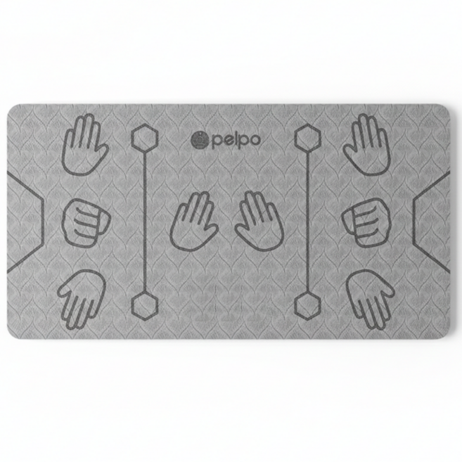 두꺼운 푸쉬업 매트 요가 필라테스 운동 층간소음 방지 15mm, 1개, gray