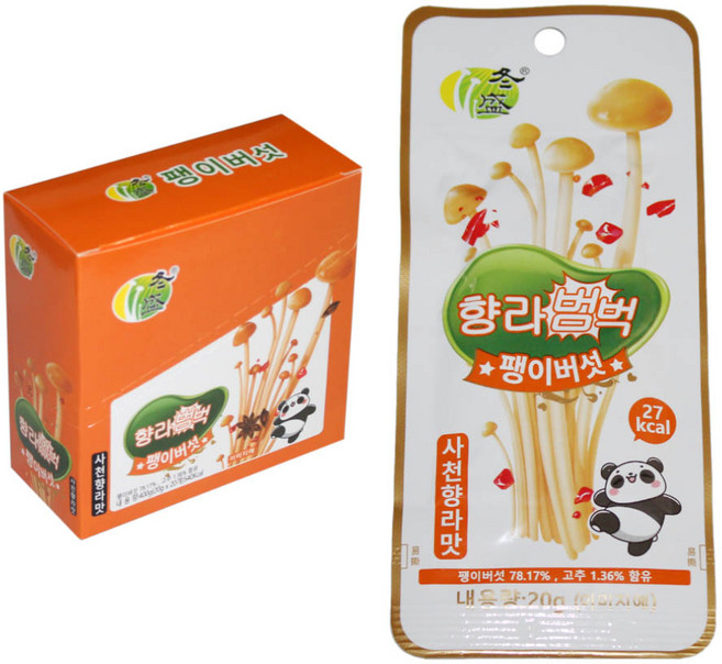 향라범벅 팽이버섯, 20개, 20g