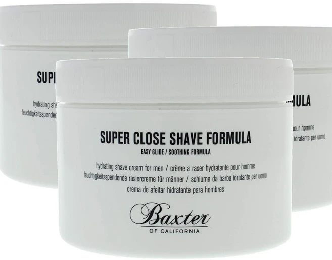 백스터 오브 캘리포니아 맨 슈퍼 클로즈 쉐이브 포뮬라 이지 글라이드 Baxter of California Super Close Shave Formula, 3개, 240ml - 쿠팡