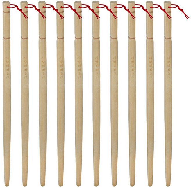 2겹 대나무 회초리 죽비 나무 회초리 지시봉 지휘봉 막대, 10개