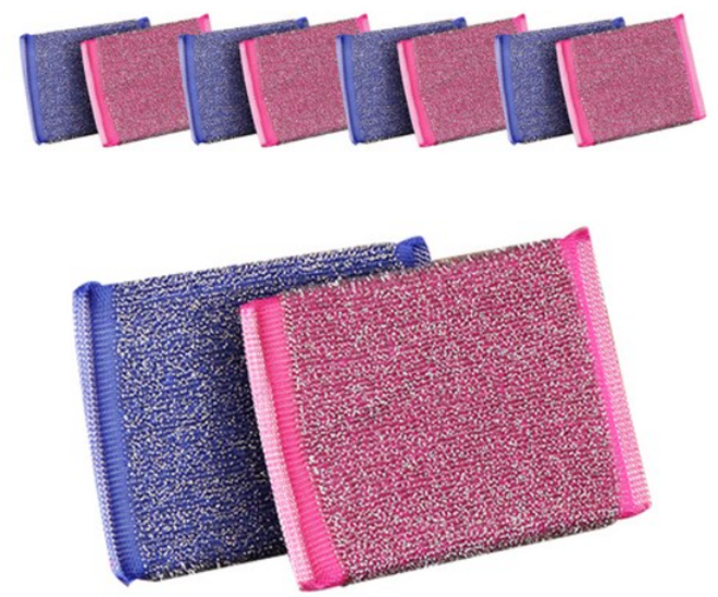 팬물산 이지라이프 강력 평판 울스텐 수세미, 10개, 1개입