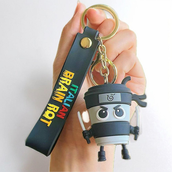 차홍마켓 이탈리안 브레인롯 피규어 키링, 카푸치노 아사시노, 1개