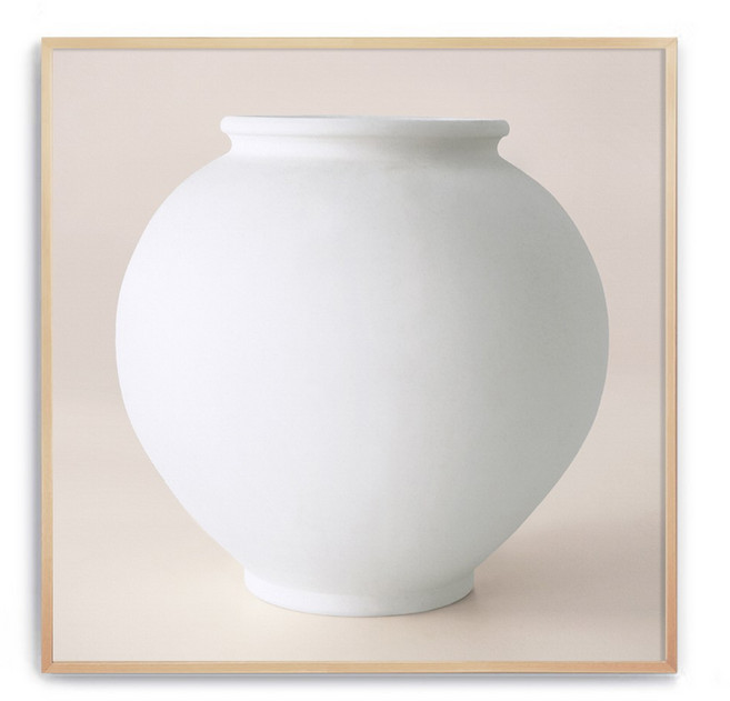 민트마켓 다복 행복의상징 풍수인테리어 달항아리액자, 1개, 샴페인골드