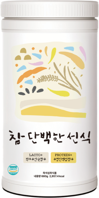 식사대용 단백질 다이어트쉐이크 참 단백한 선식, 680g, 2개
