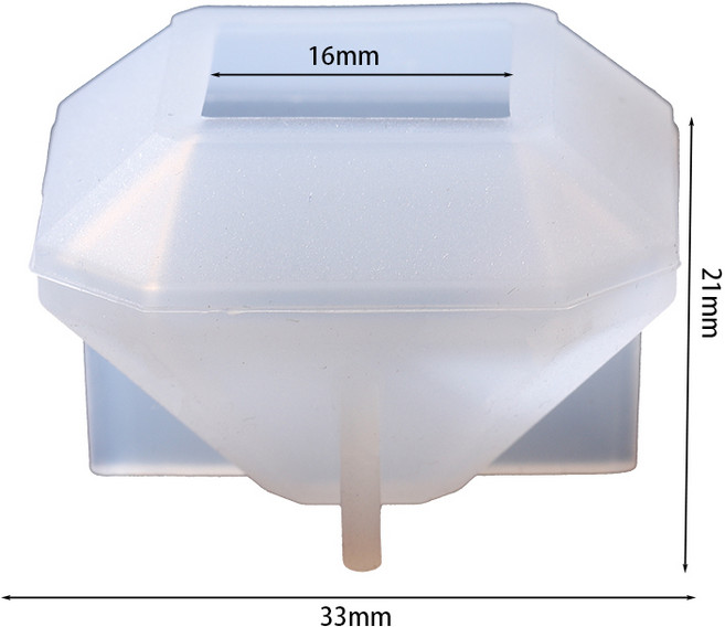 기하학 구형 병 마개 수지 금형 보석 모양 레드 와인 에폭시 실리콘 DIY 주조 공예, 03 Mold 03