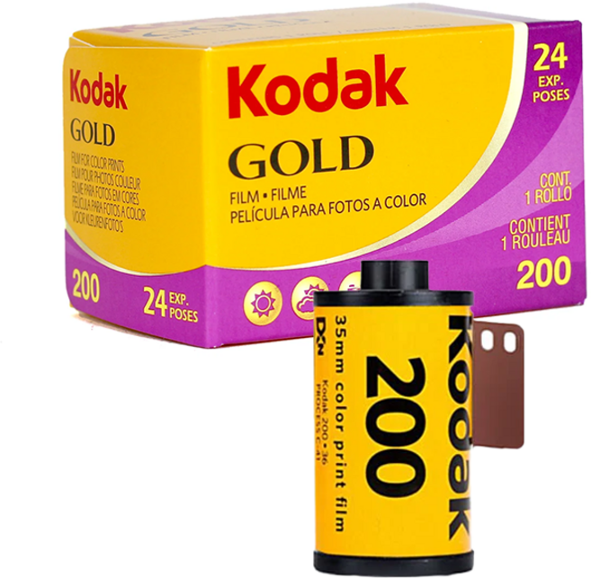 코닥 골드 200 24장 컬러필름 1롤 + 프레드폴현상소 현상스캔, 1세트