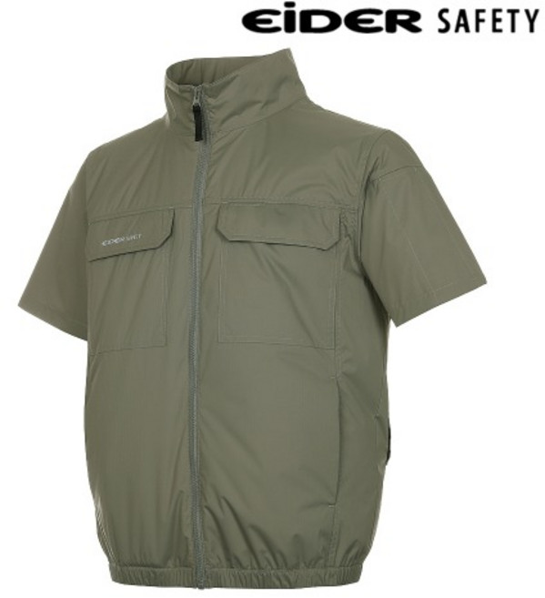 아이더 세이프티 에어로쿨링 시원한 자켓 선풍기 (아이스팩 배터리포함)(카키베이지)