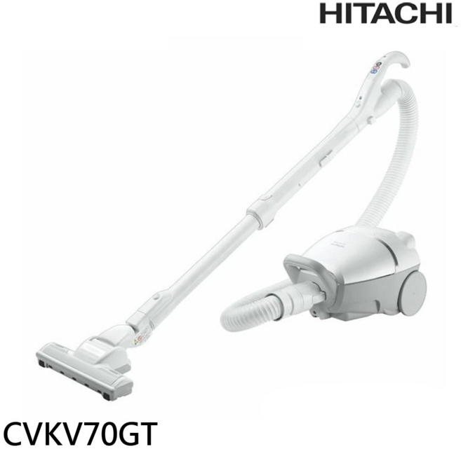 HITACHI 日立 日本原裝進口紙袋型吸塵器 CVKV70GT, 白色