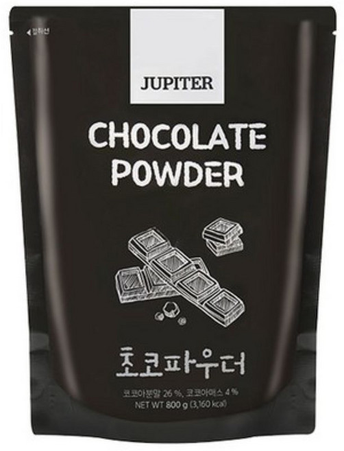 쥬피터 핫초코 초코라떼 파우더 800g, 1개입, 1개