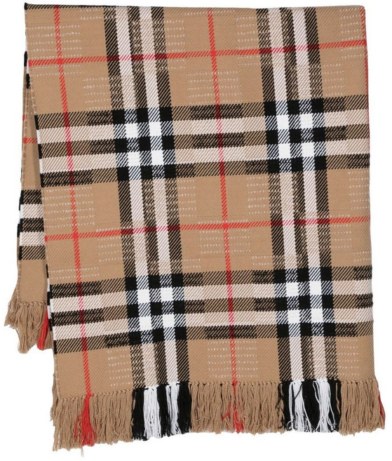 버버리 빈티지 체크 니트 스카프