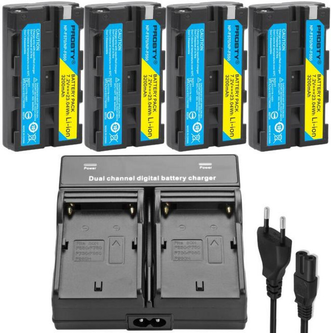 용 sony NP-F570 NP F550 NP-F550 배터리 Sony CCD-RV200 SC5 TR940 TR917 카메라 CN-160 CN-216 CN-304 YN 300 VL, CHINA_4Battery withcharger