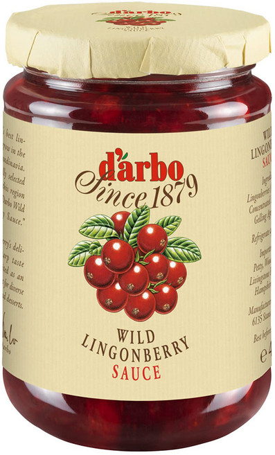 D'Arbo 와일드 링곤베리 소스 400g, 1개