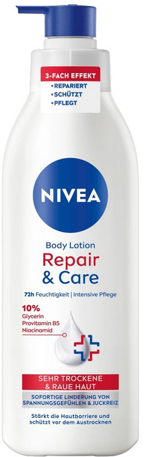 독일 니베아 리페어&케어 10% 글리세린 바디로션 250ml, 1개