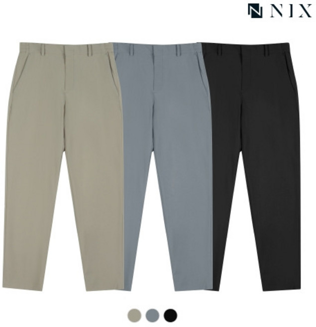 [닉스] [NIX]남)나일론스판 밴딩 테이퍼드 팬츠(FNQMCPE102M)