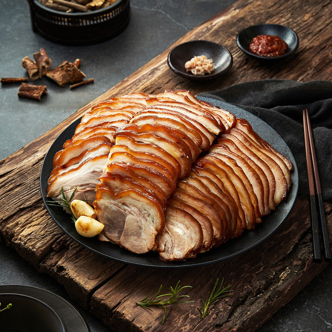 대한우리 국산 순살 슬라이스 족발 세트 375g 소스포함, 2개