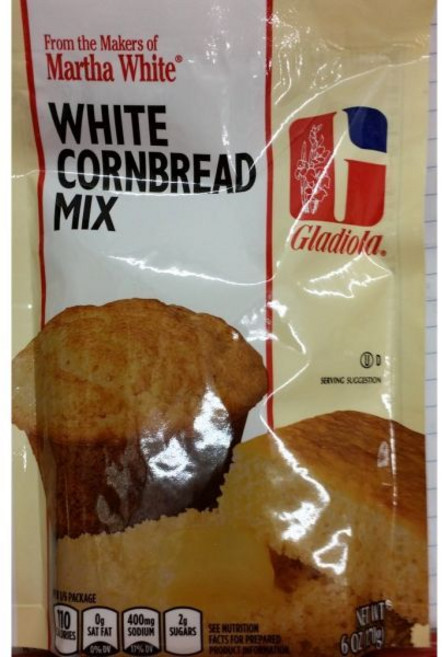Martha 화이트 Gladiola 콘브레드 믹스 6 온스 (6 팩), Cornbread_6 Ounce (Pack of 6), 170g
